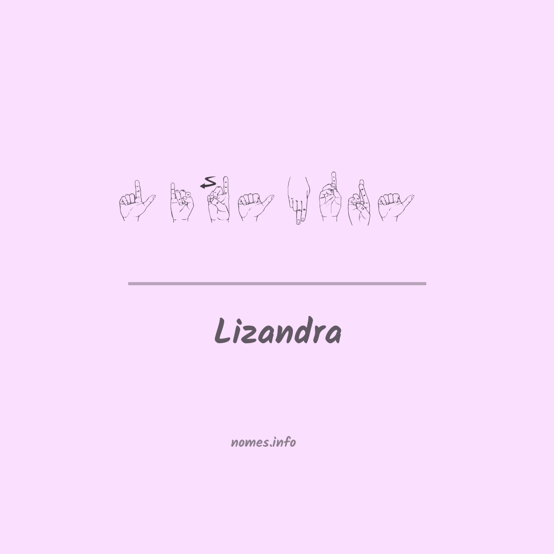 Lizandra em Libras