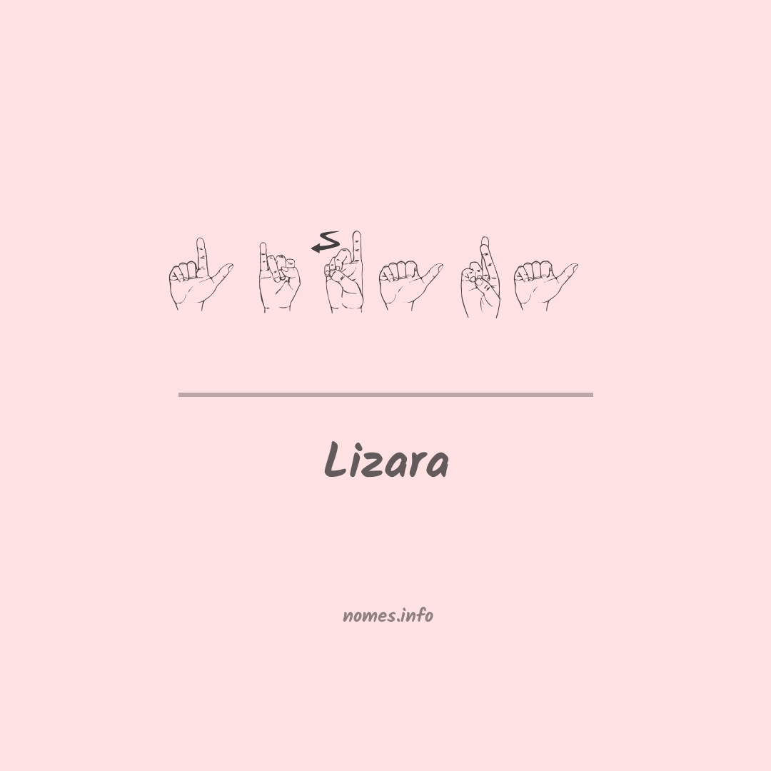 Lizara em Libras