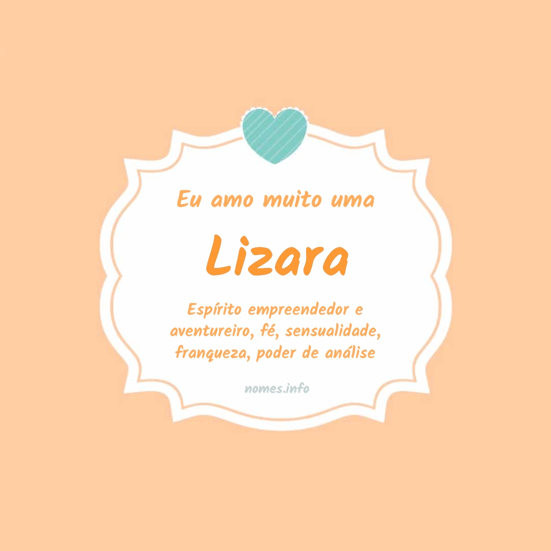 Eu amo muito Lizara