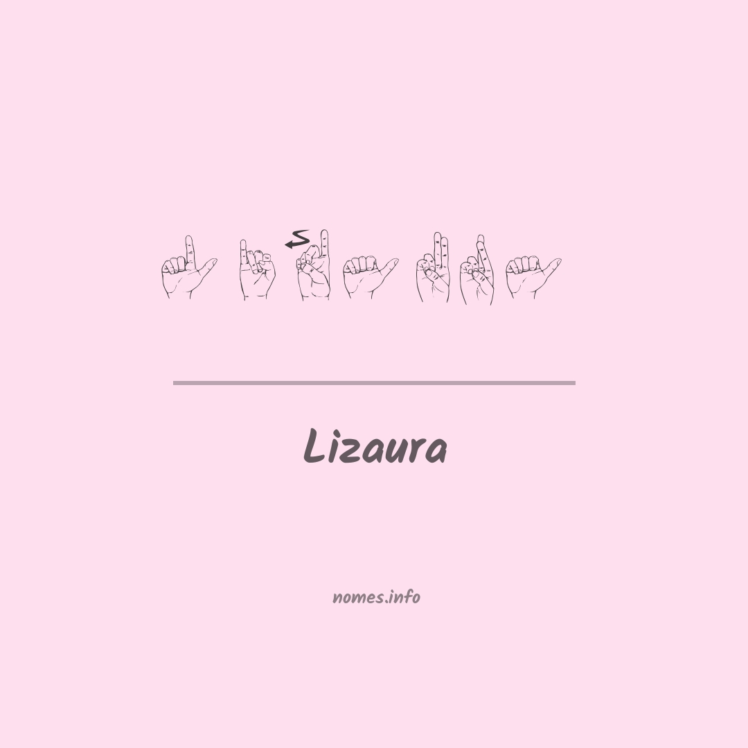 Lizaura em Libras Lizaura em Libras