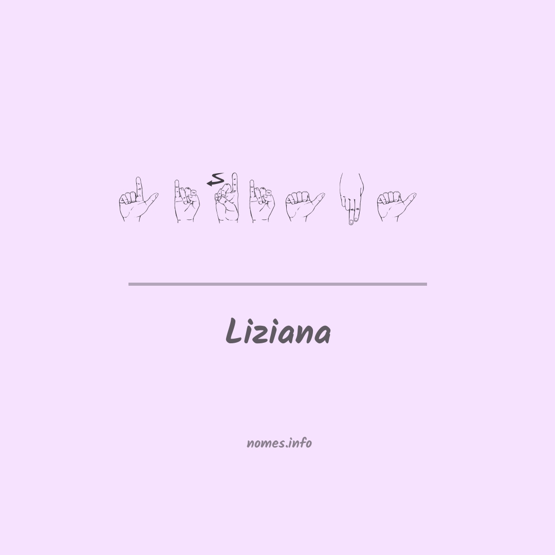 Liziana em Libras