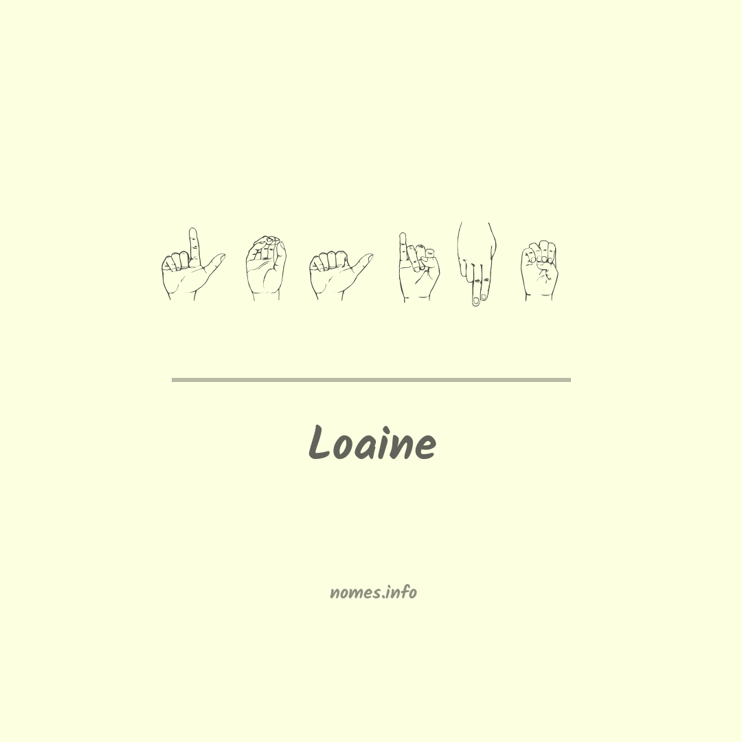 Loaine em Libras