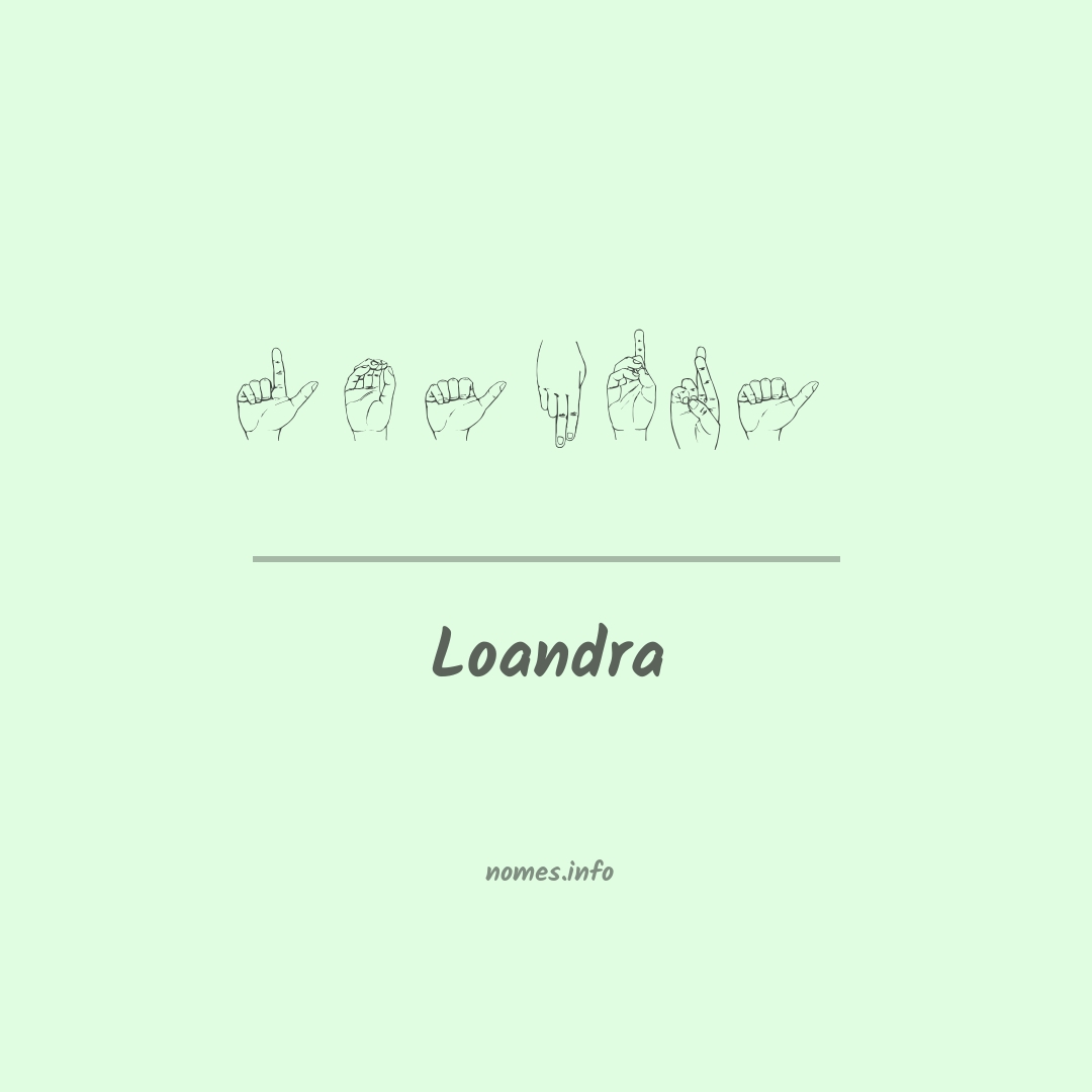 Loandra em Libras