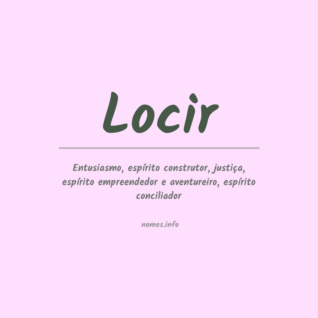 Significado do nome Locir