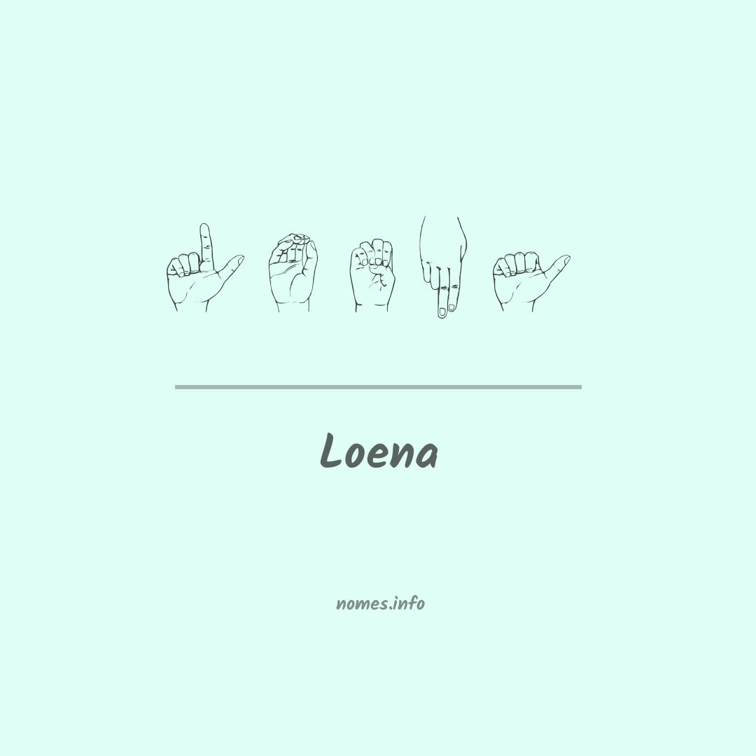 Loena em Libras
