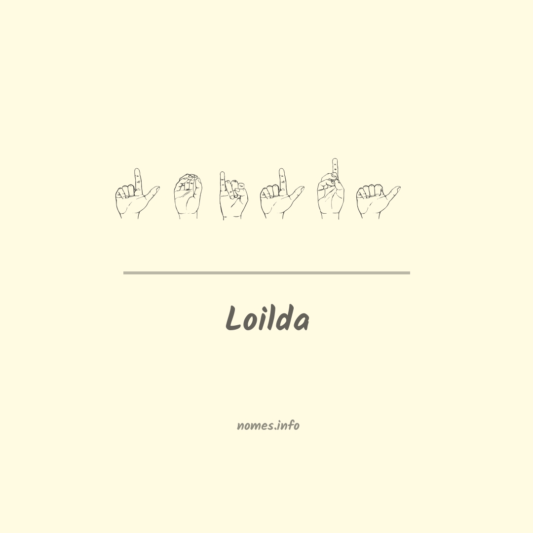Loilda em Libras