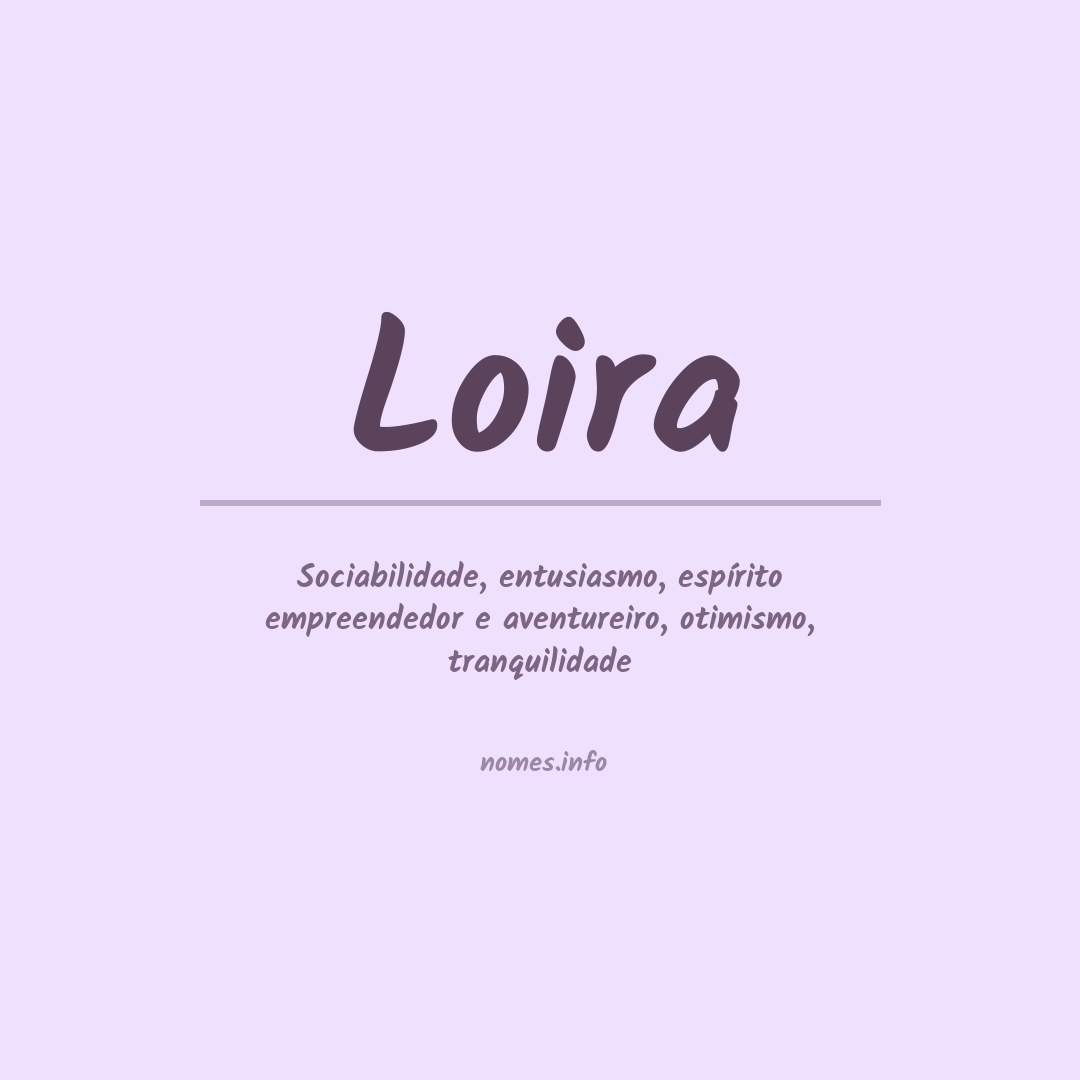 Significado do nome Loira