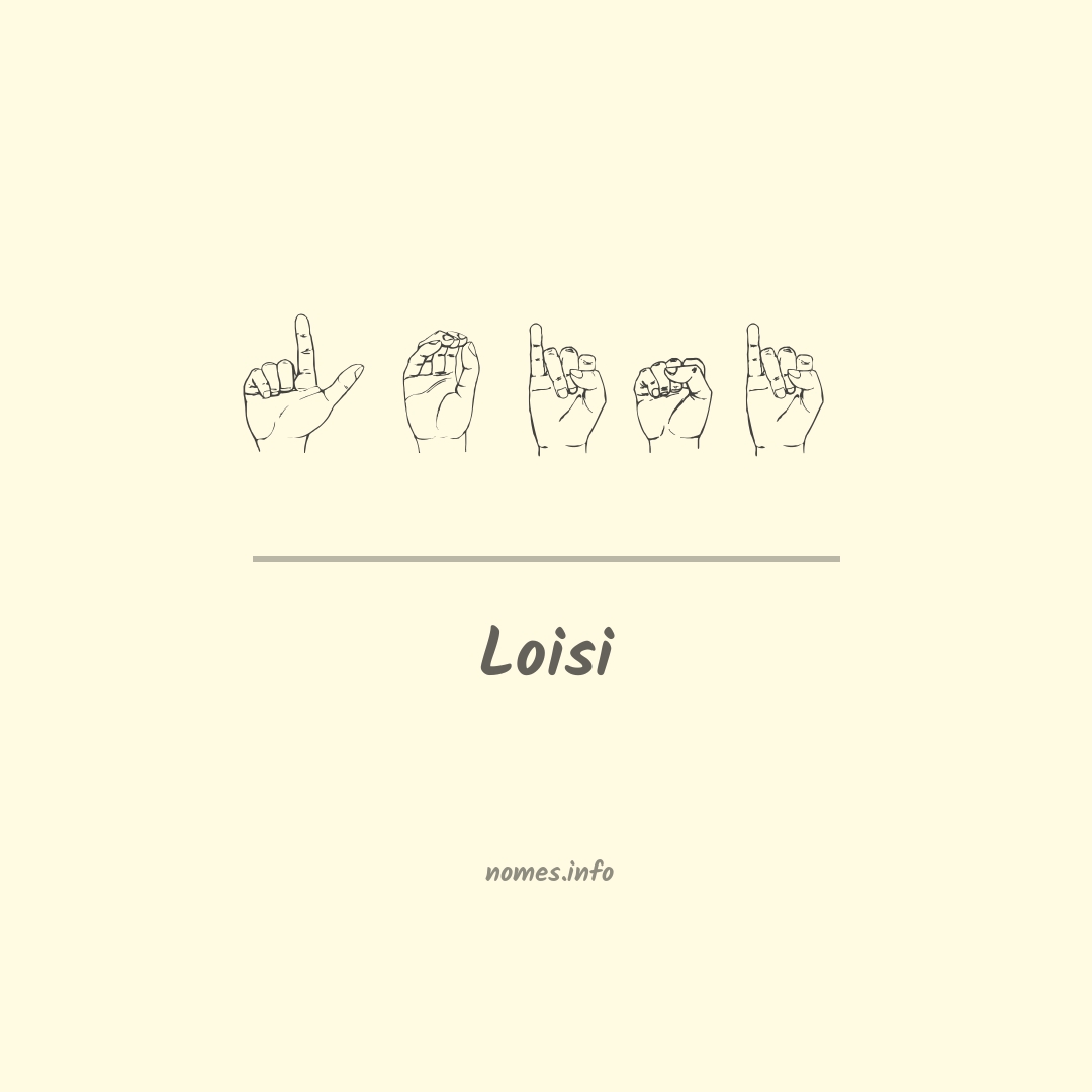 Loisi em Libras