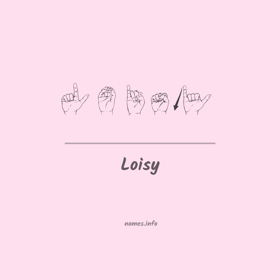 Loisy em Libras