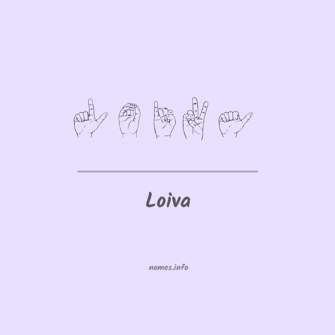 Loiva em Libras