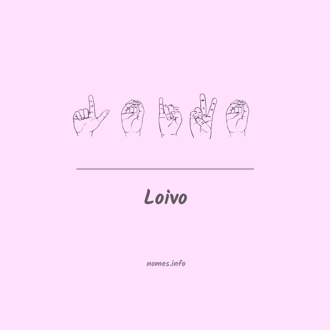 Loivo em Libras