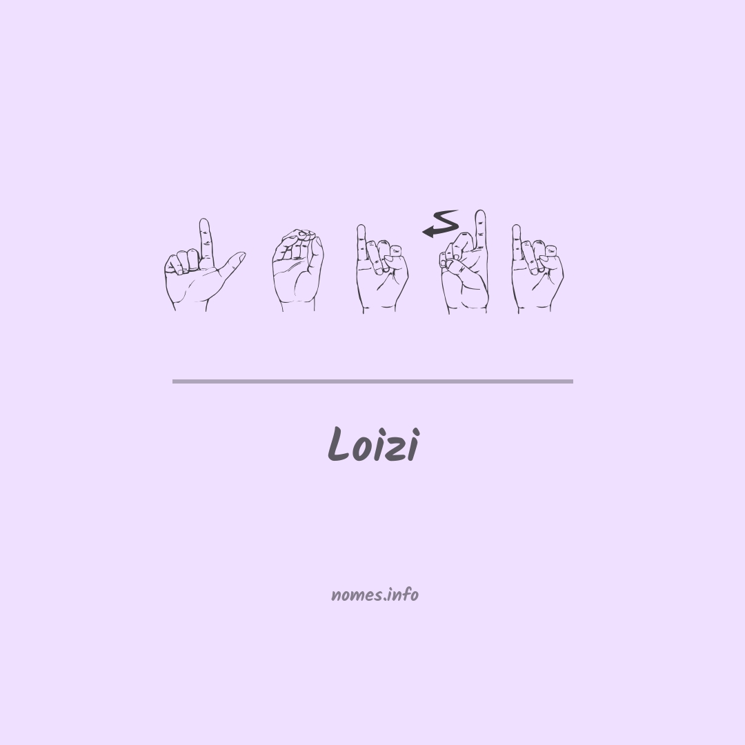 Loizi em Libras