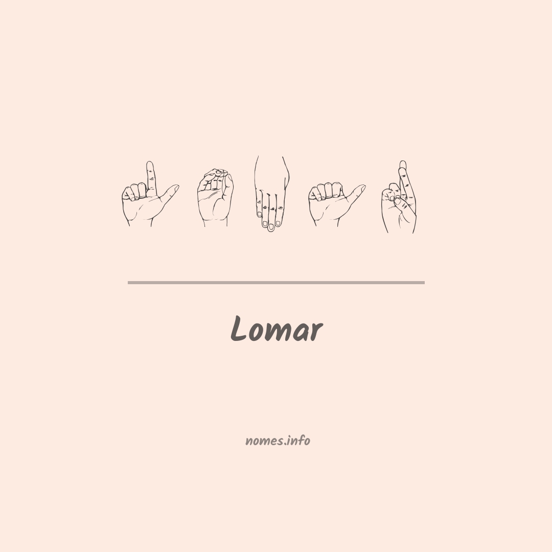 Lomar em Libras
