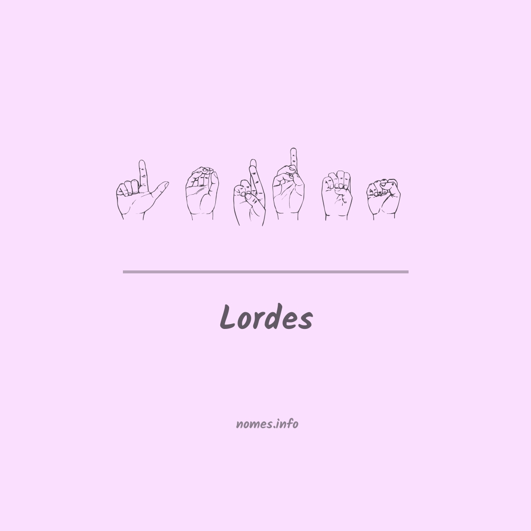Lordes em Libras