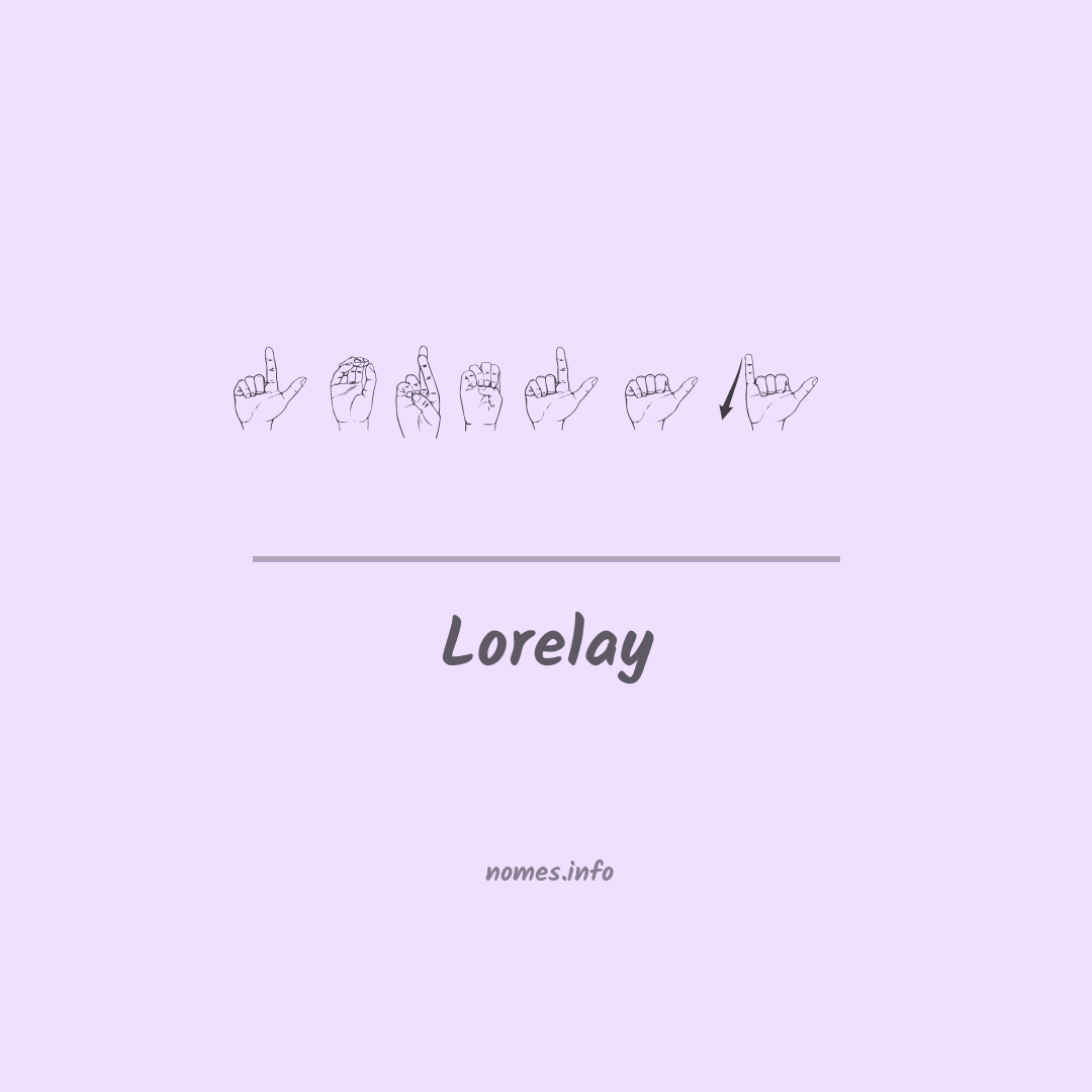 Lorelay em Libras