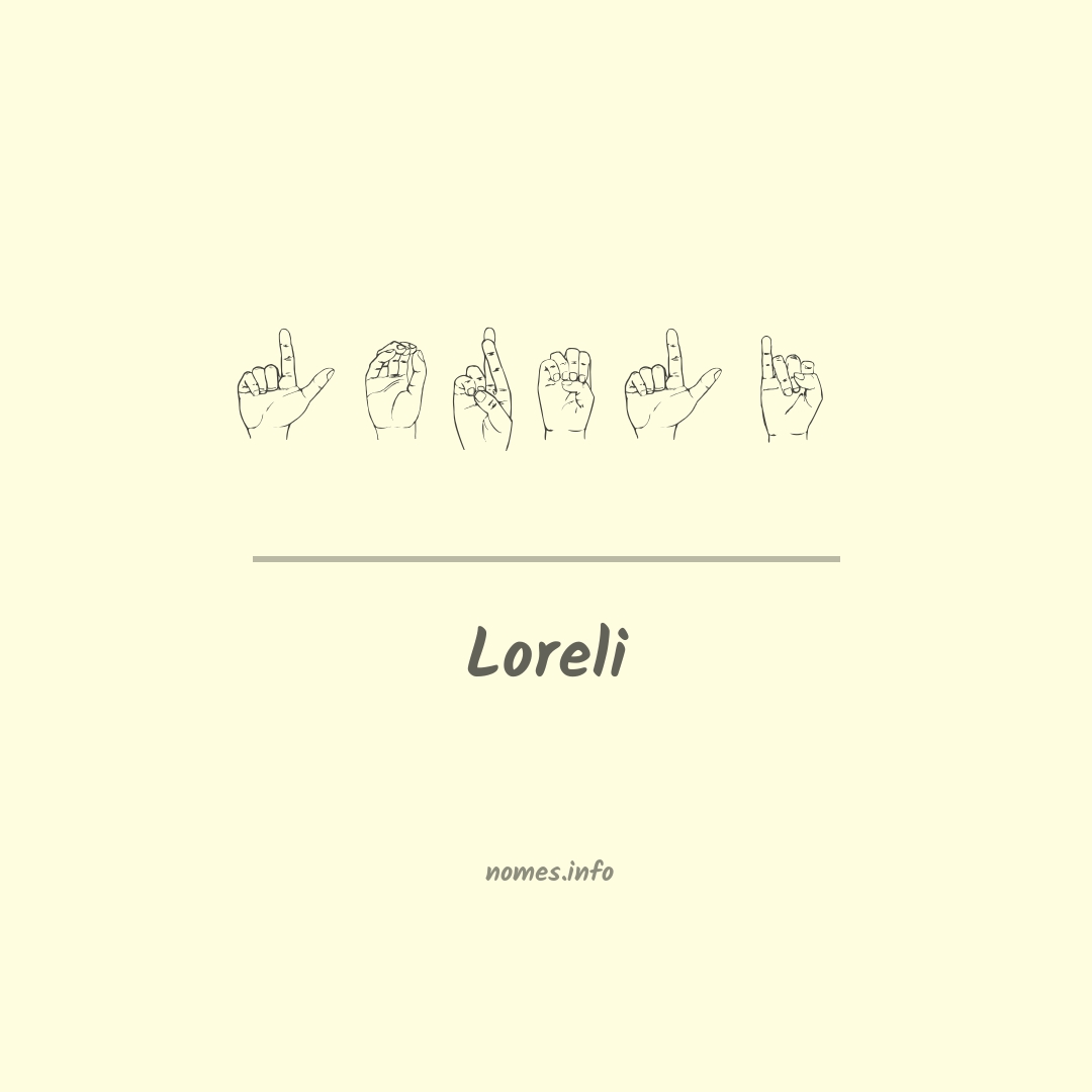 Loreli em Libras