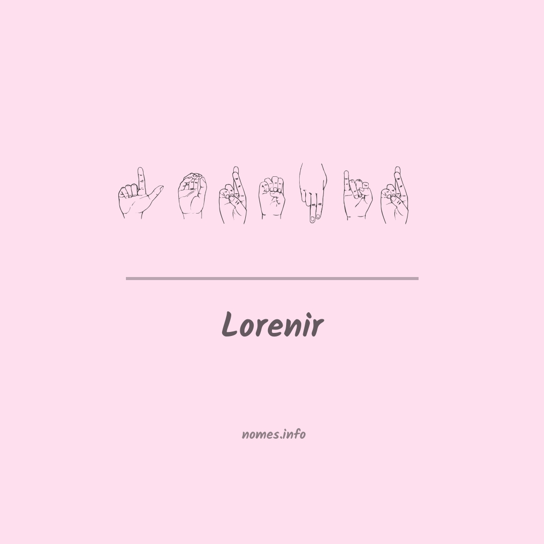 Lorenir em Libras