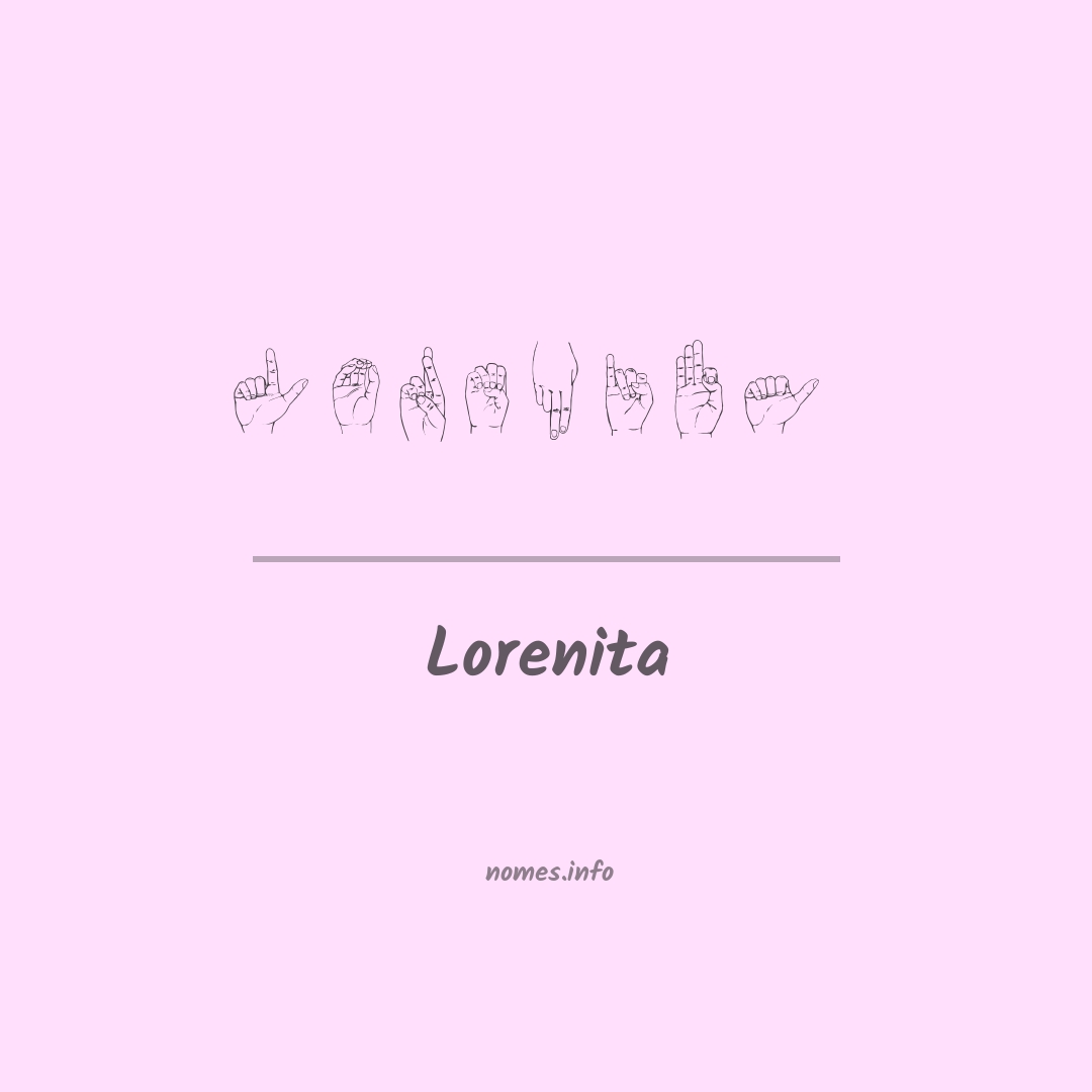 Lorenita em Libras