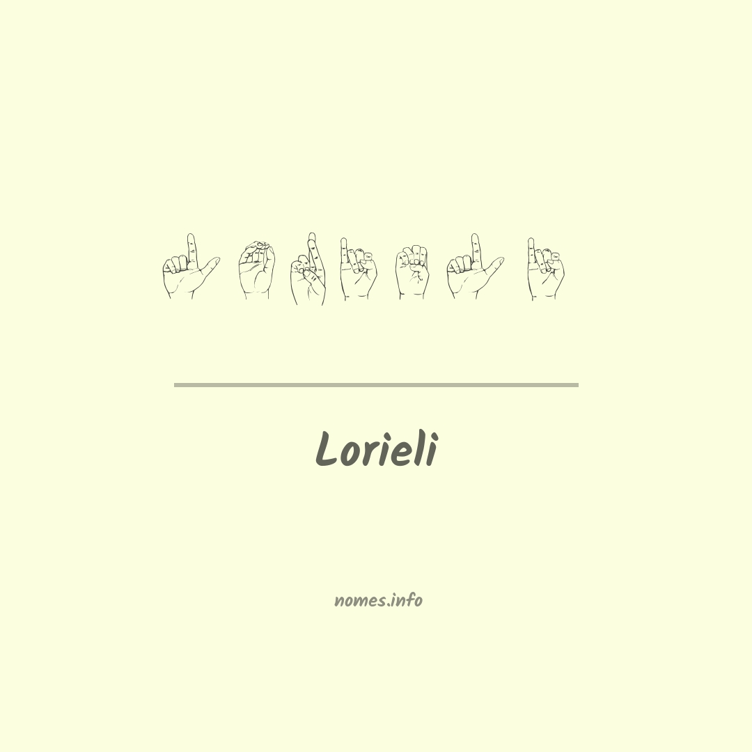 Lorieli em Libras
