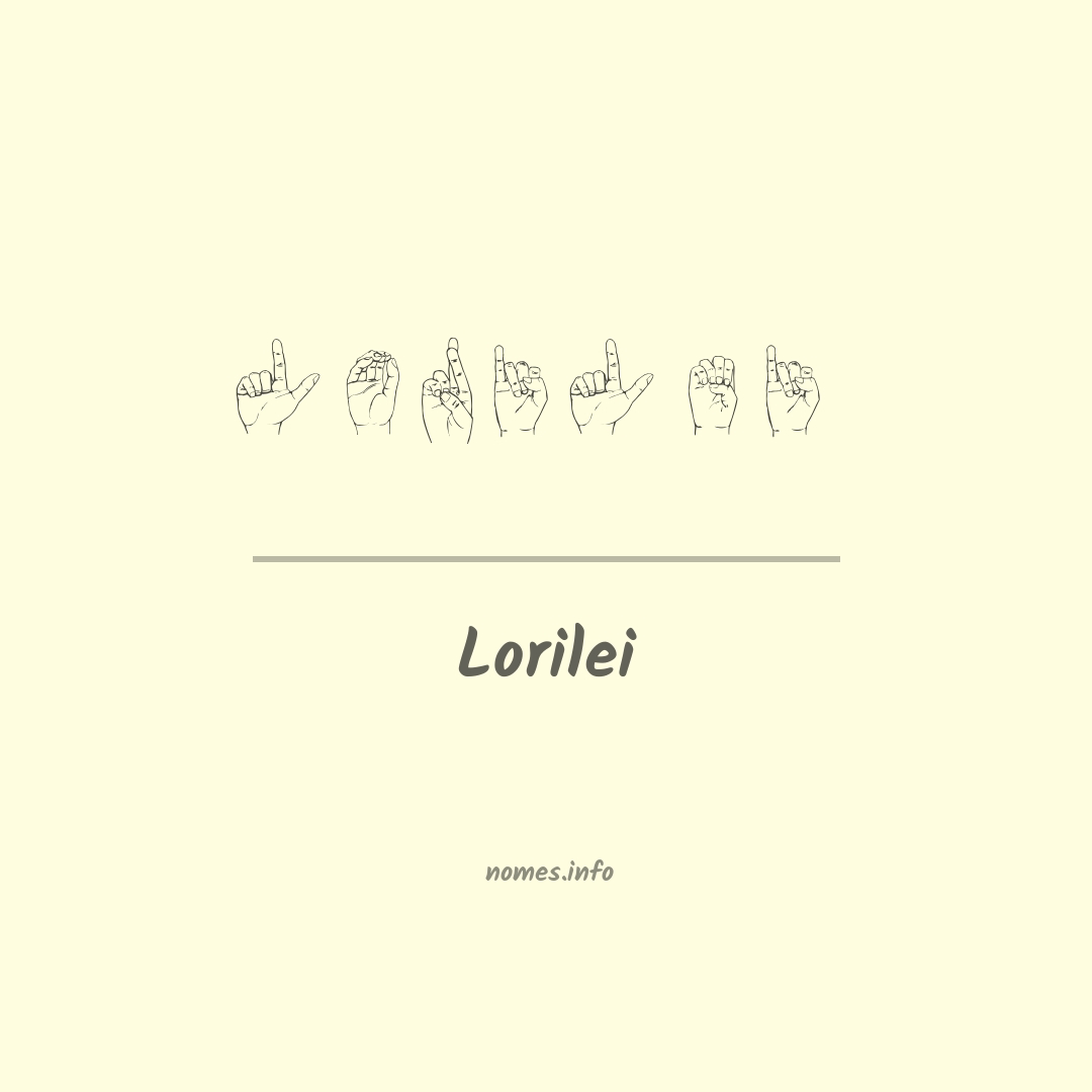 Lorilei em Libras