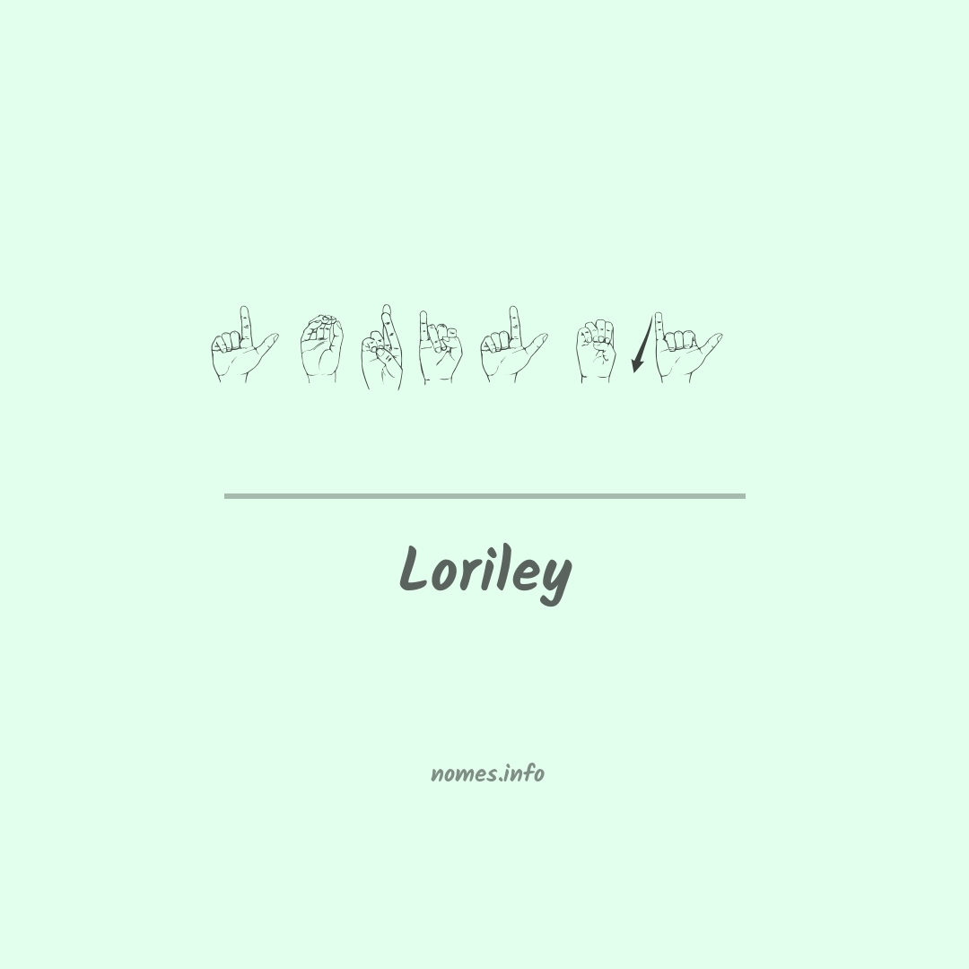 Loriley em Libras