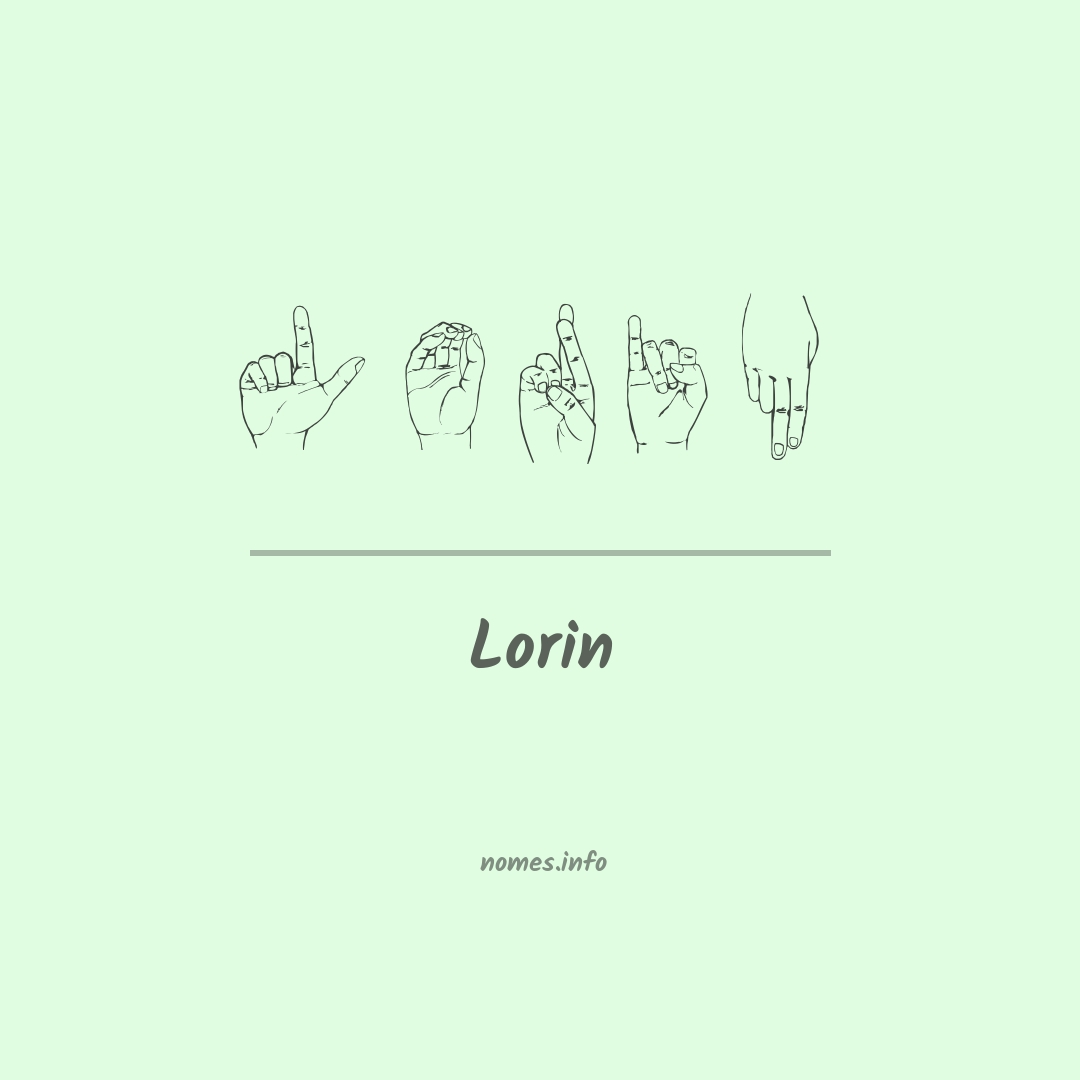 Lorin em Libras