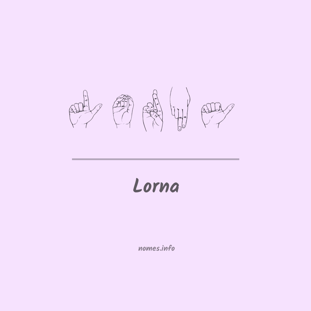 Lorna em Libras