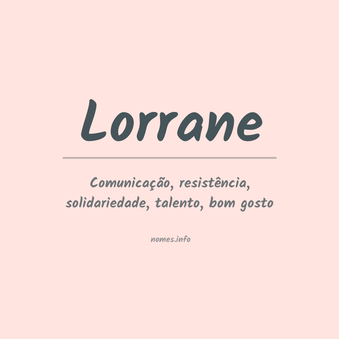 Lorrane