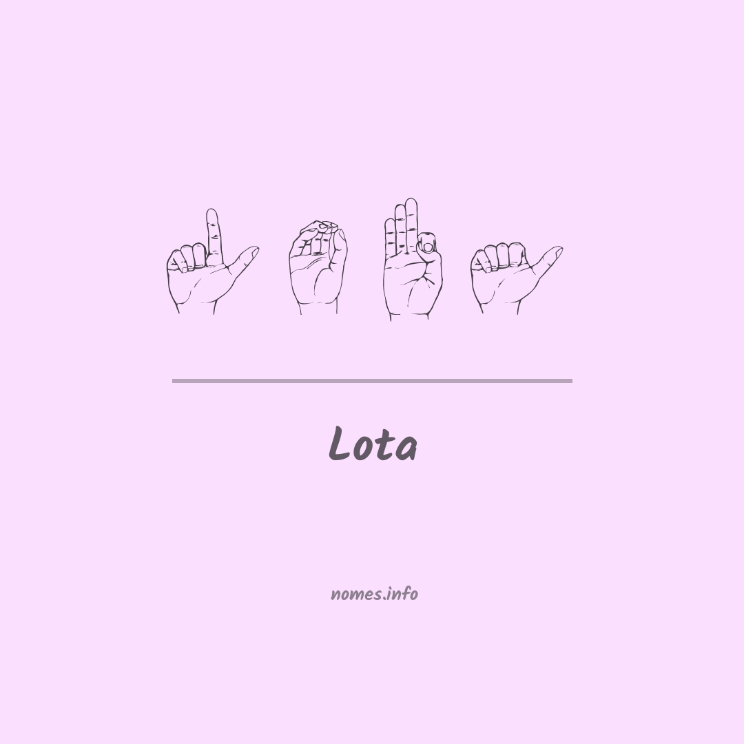 Lota em Libras