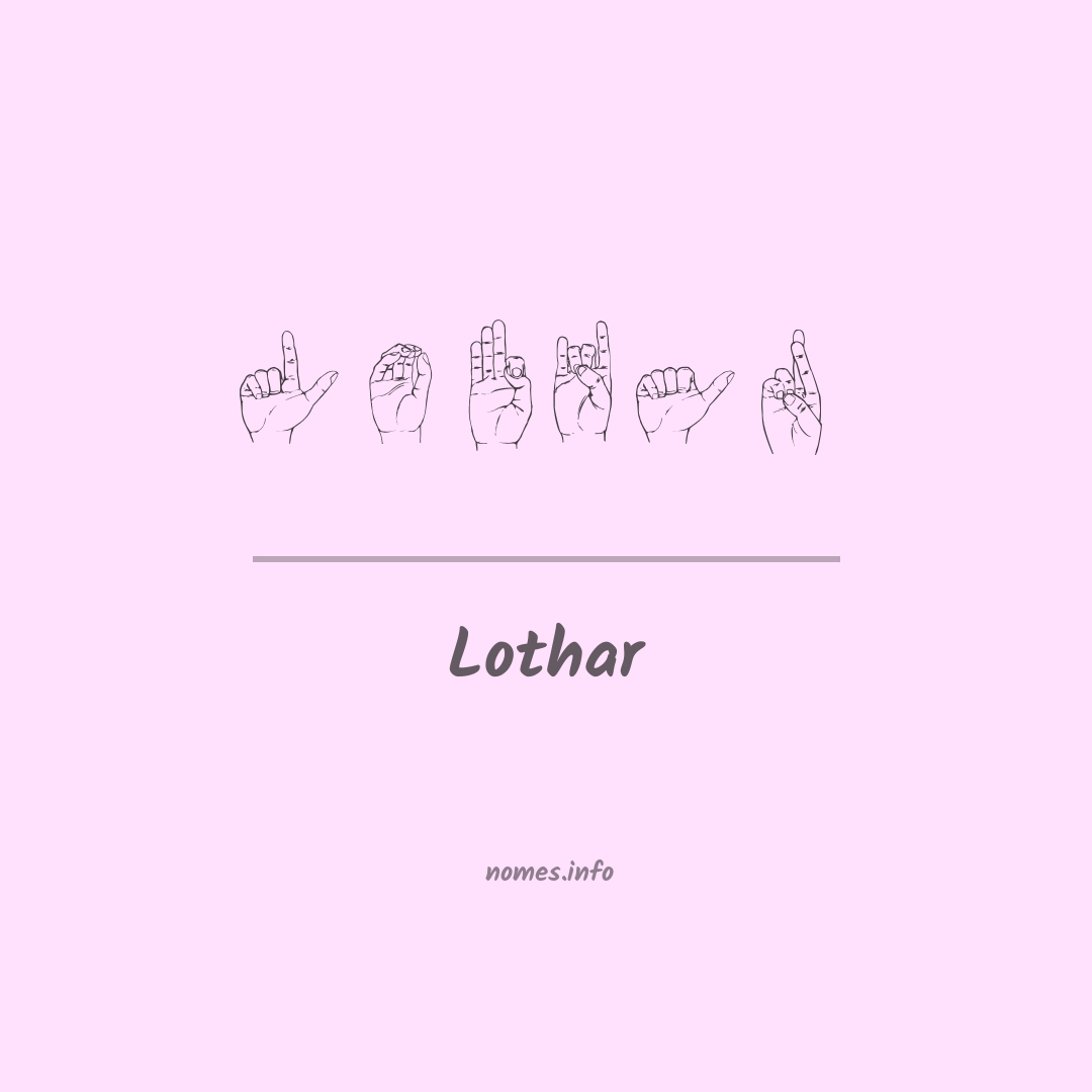 Lothar em Libras