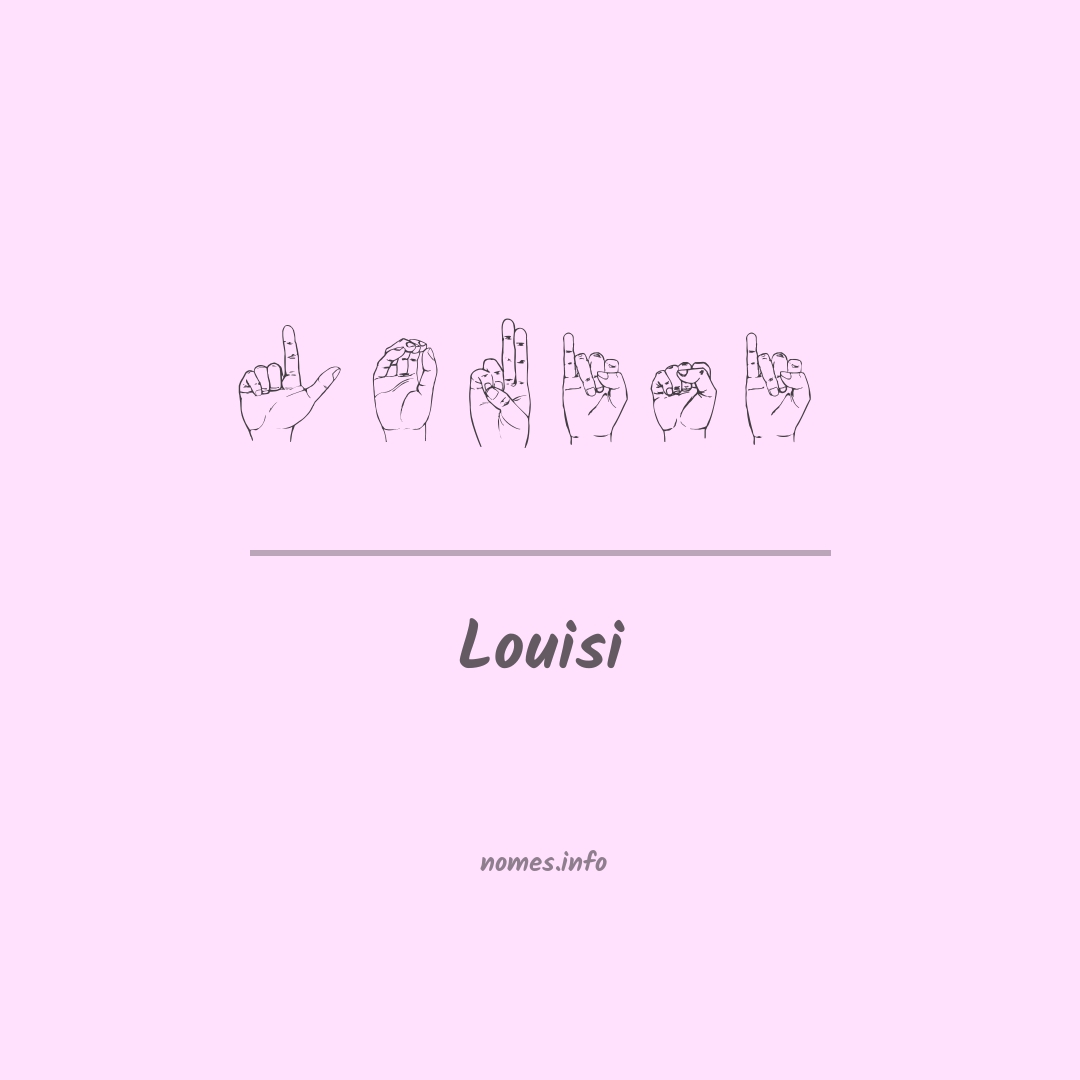 Louisi em Libras