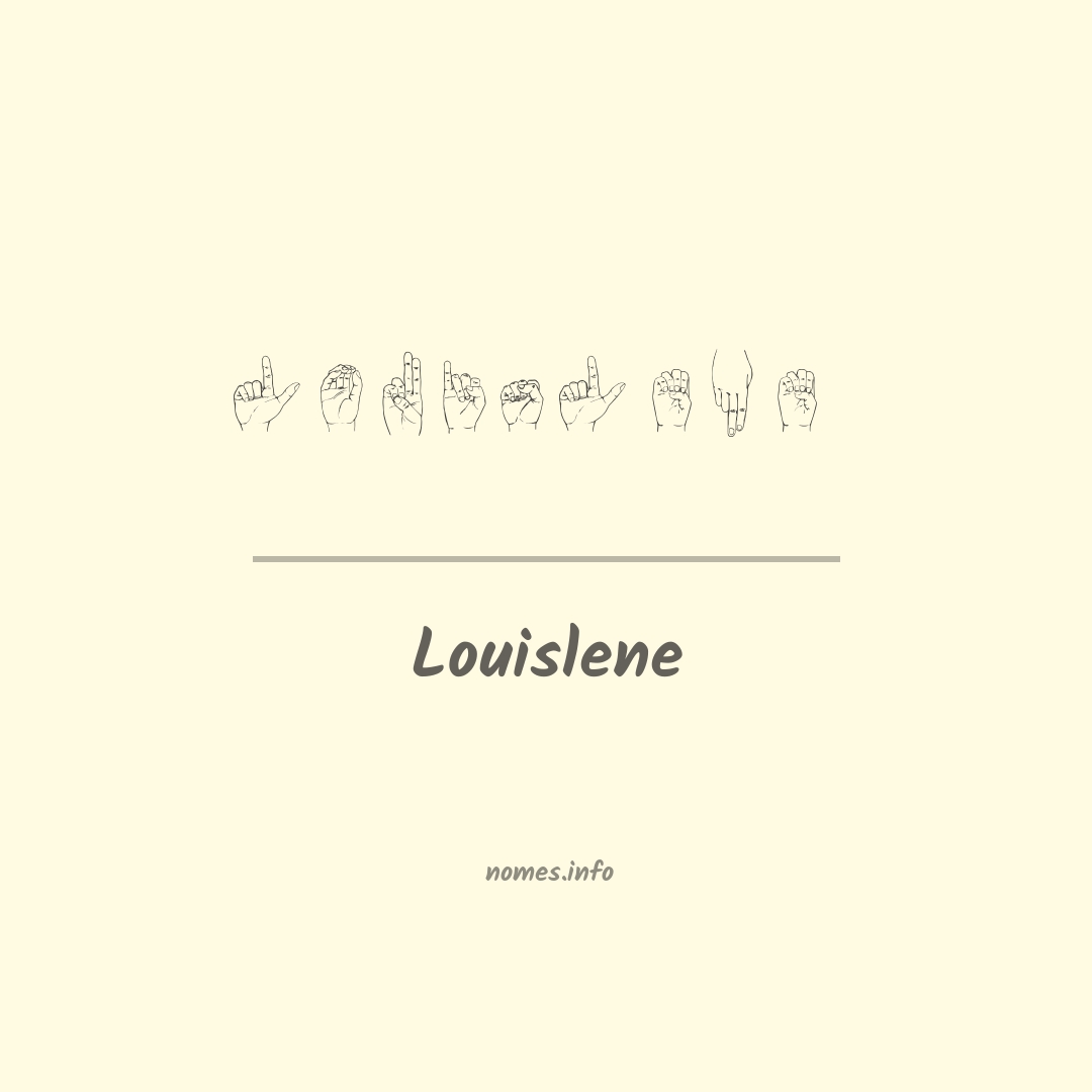 Louislene em Libras