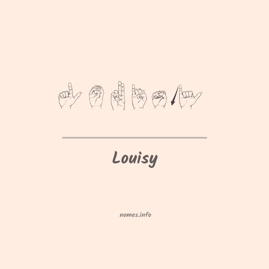 Louisy em Libras