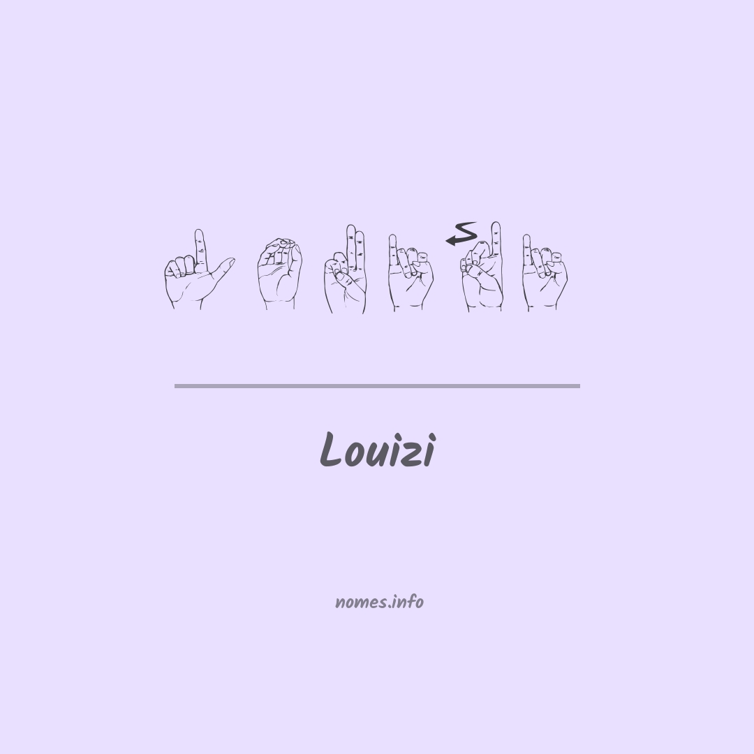 Louizi em Libras