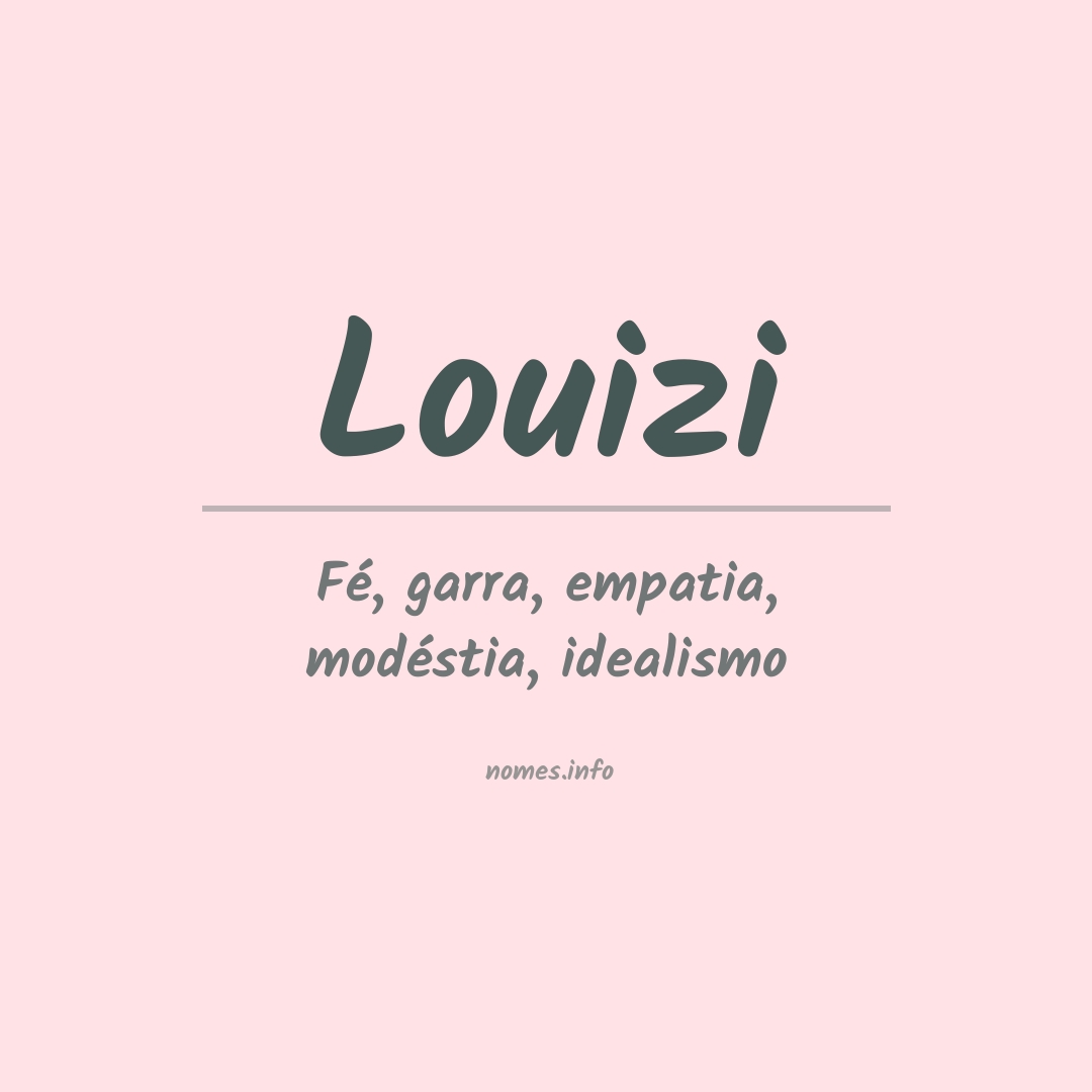 Significado do nome Louizi