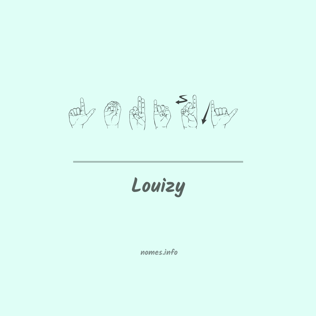 Louizy em Libras