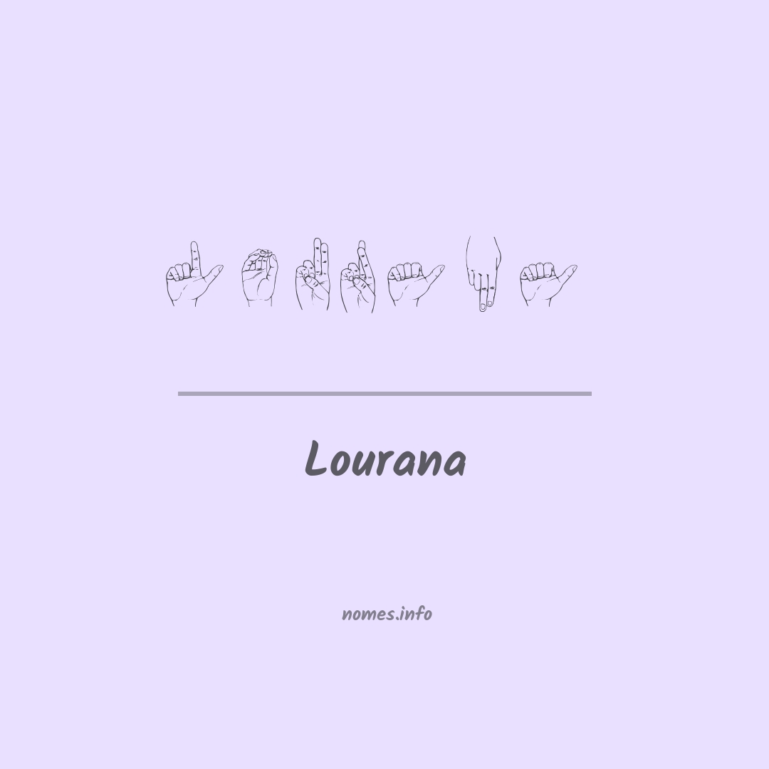 Lourana em Libras