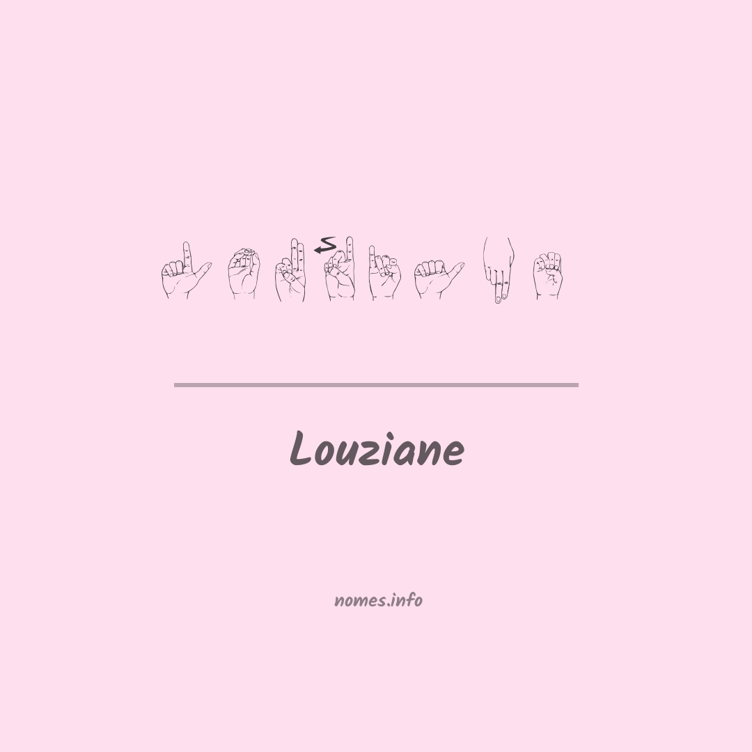 Louziane em Libras