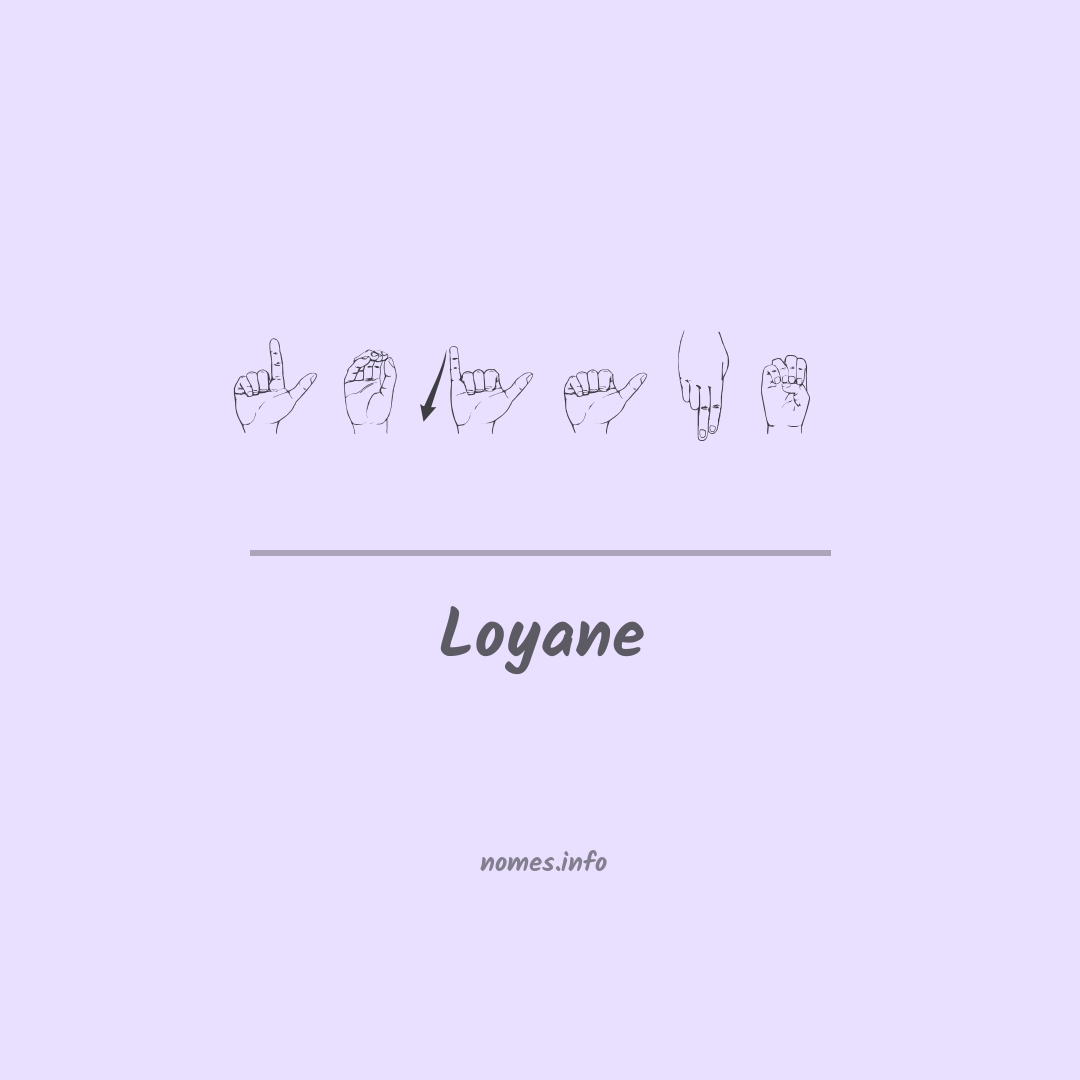 Loyane em Libras
