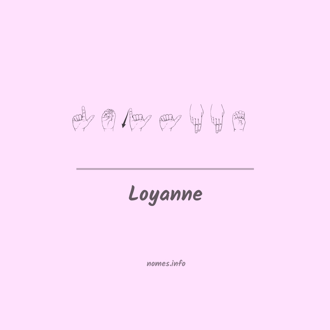 Loyanne em Libras