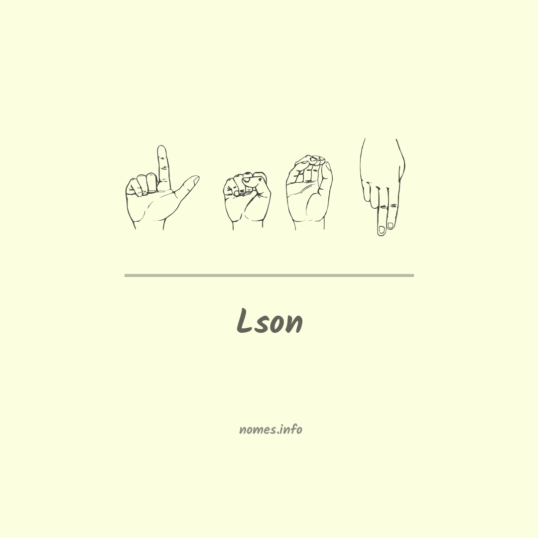Lson em Libras