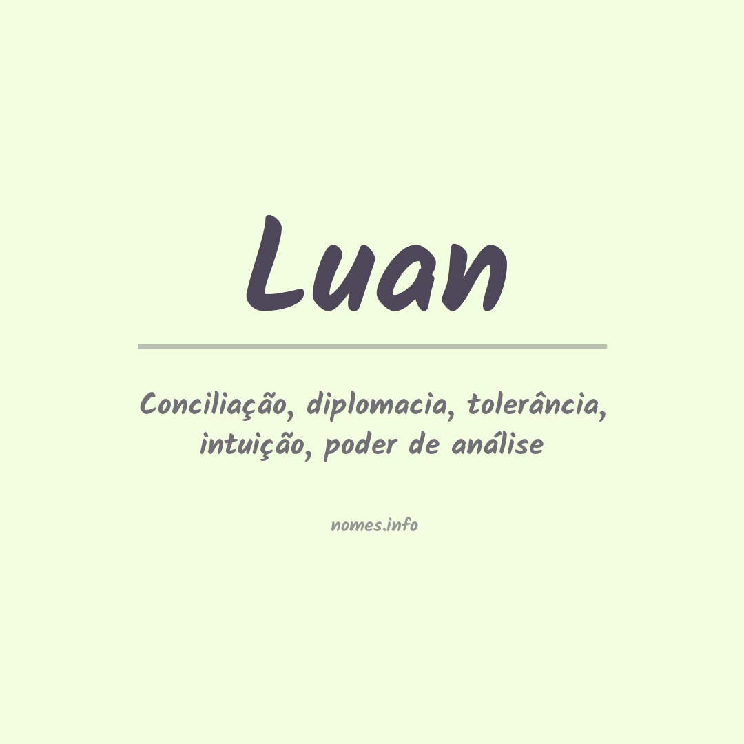 Significado do nome Luan