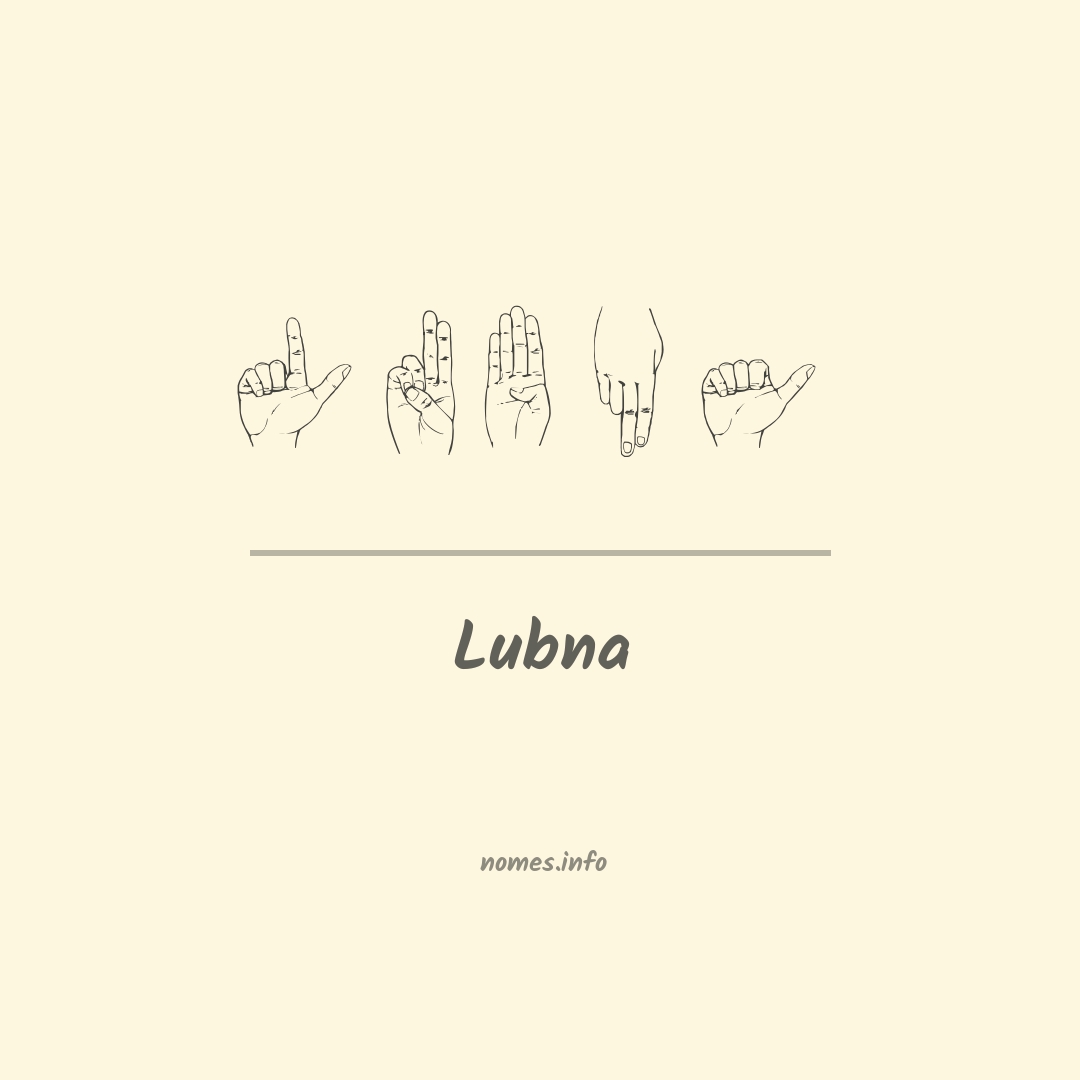 Lubna em Libras