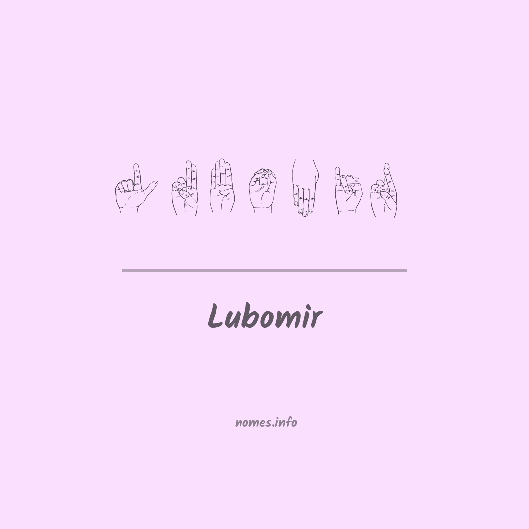 Lubomir em Libras
