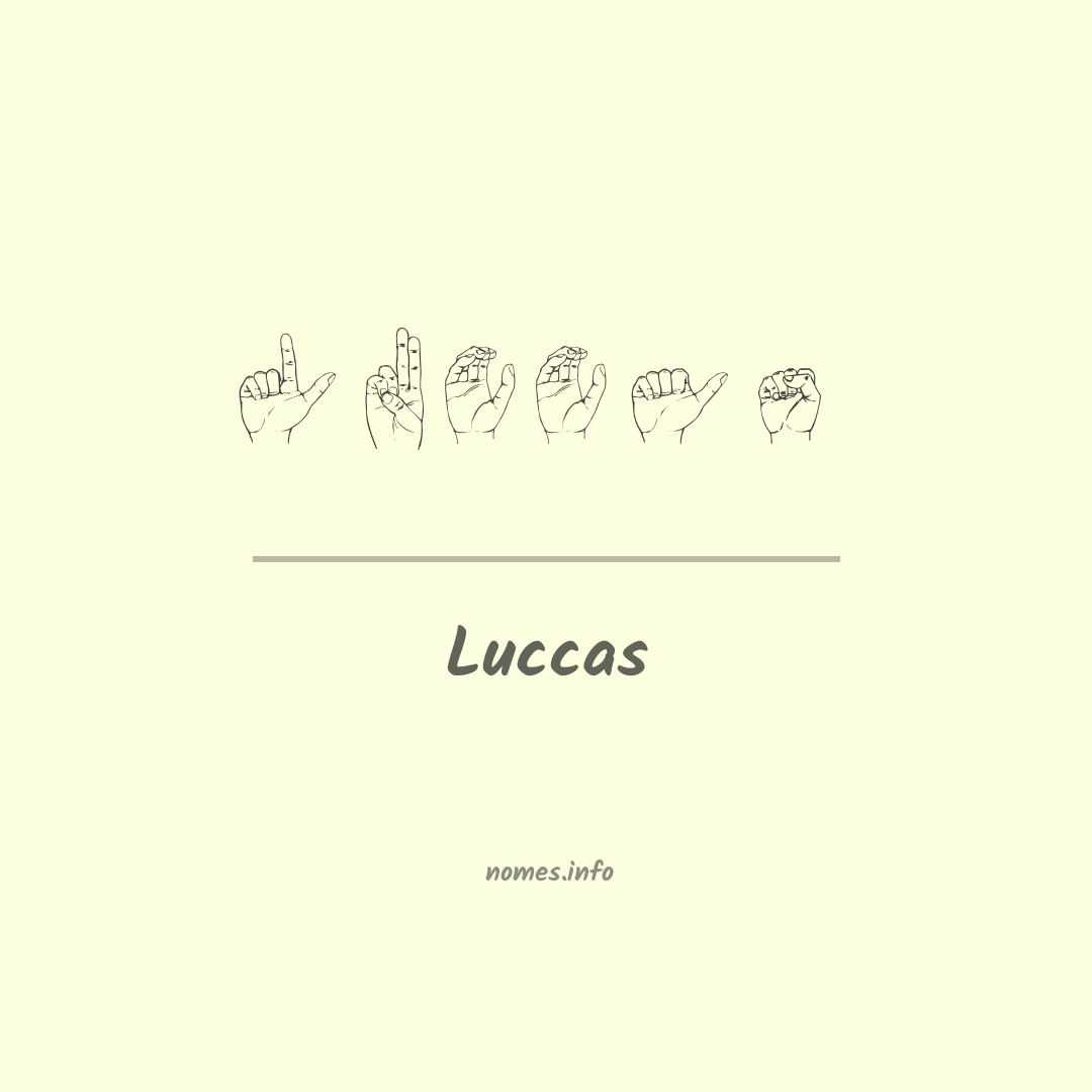 Luccas em Libras