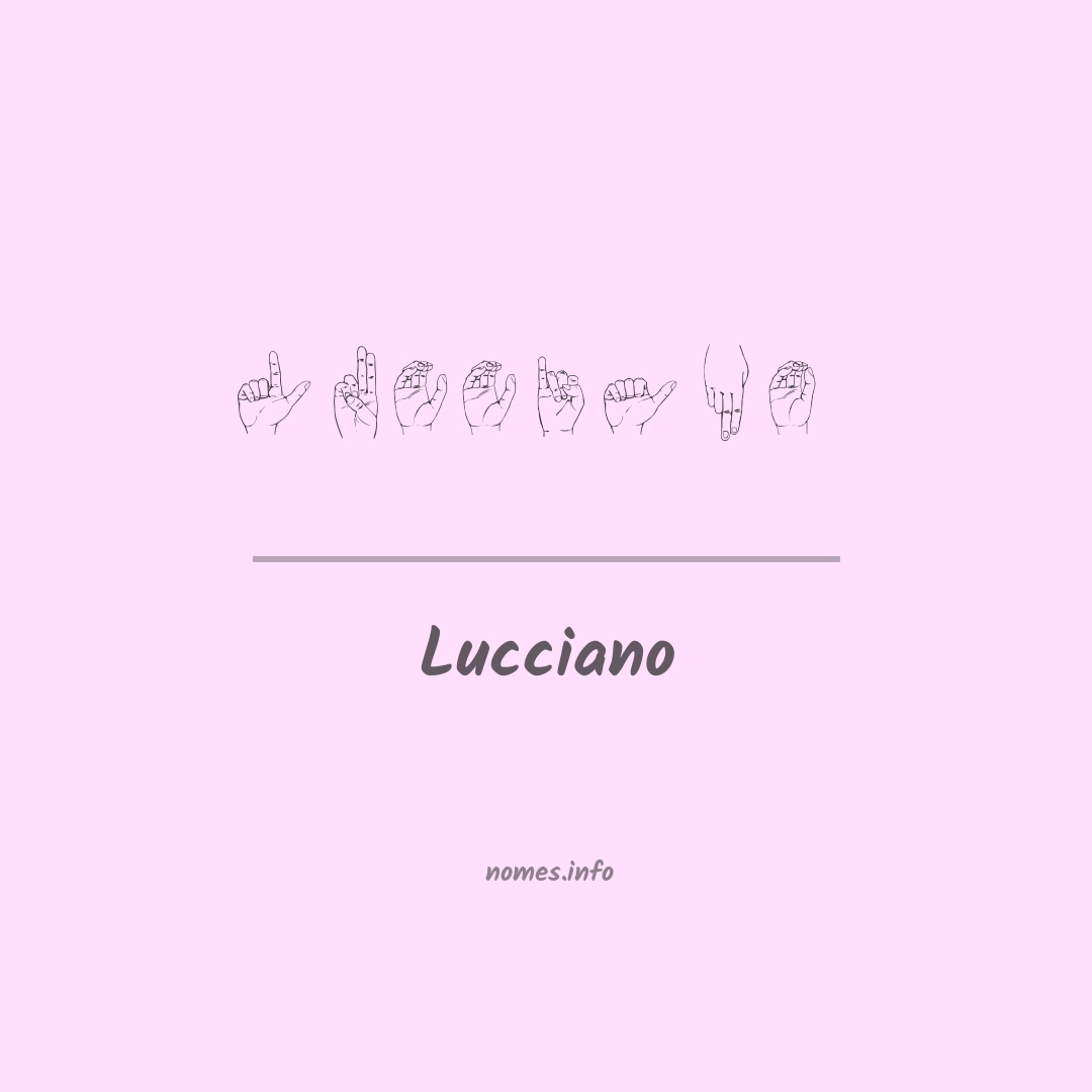 Lucciano em Libras