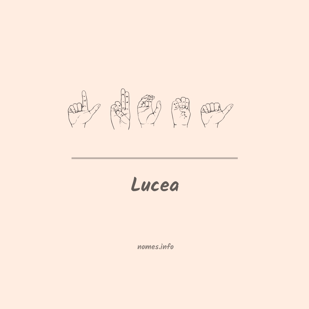 Lucea em Libras