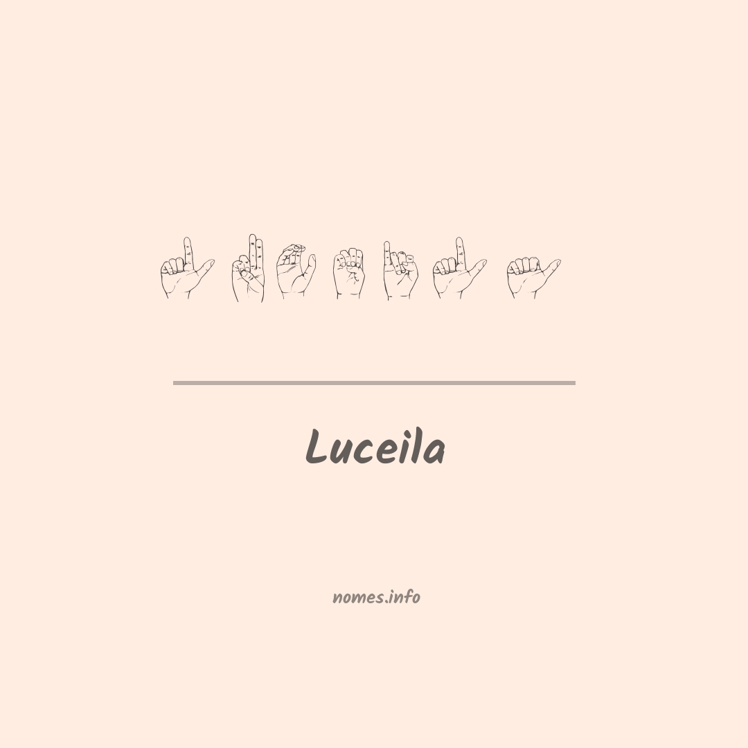 Luceila em Libras