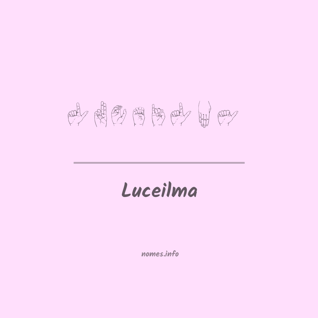 Luceilma em Libras