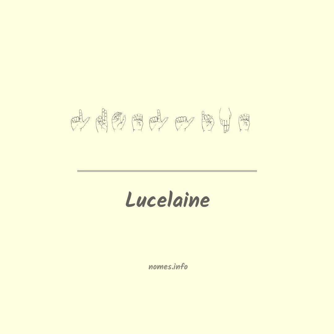 Lucelaine em Libras